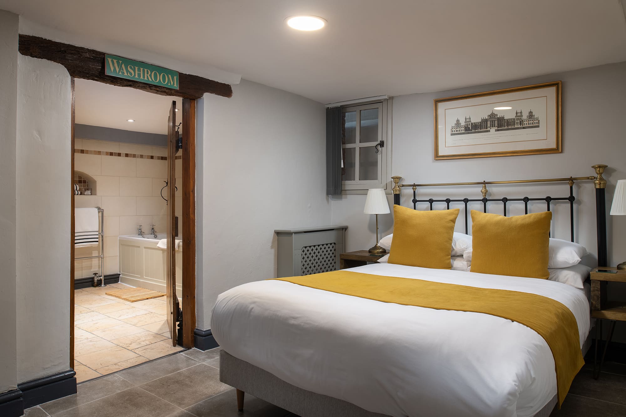 Deluxe Double room at Springfield House B&B in Coleshill near NEC Birmingham
